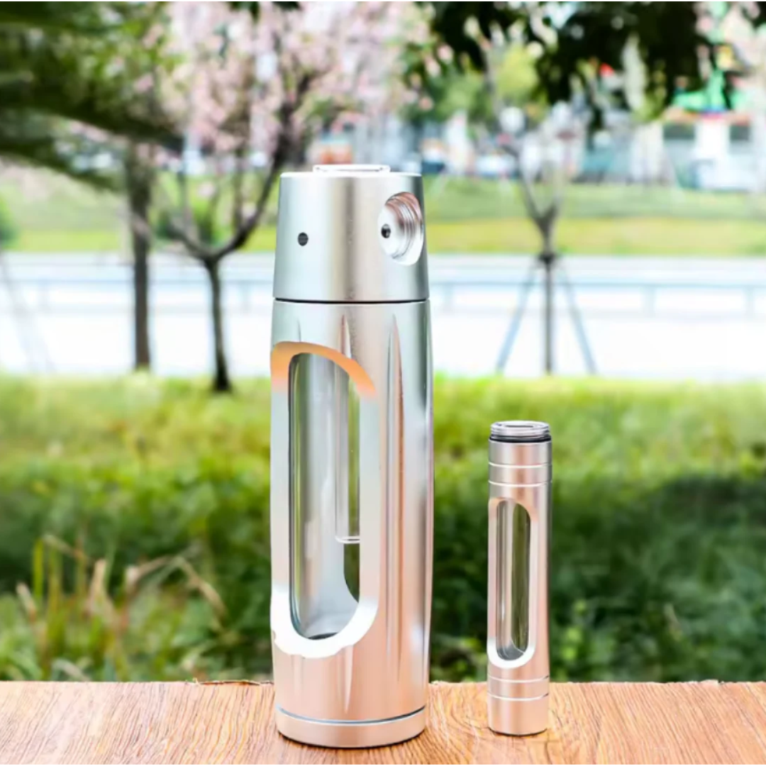 Mask On – Compact Multi-Purpose Glass & Metal Hydration Tool | Travel-Friendly Design