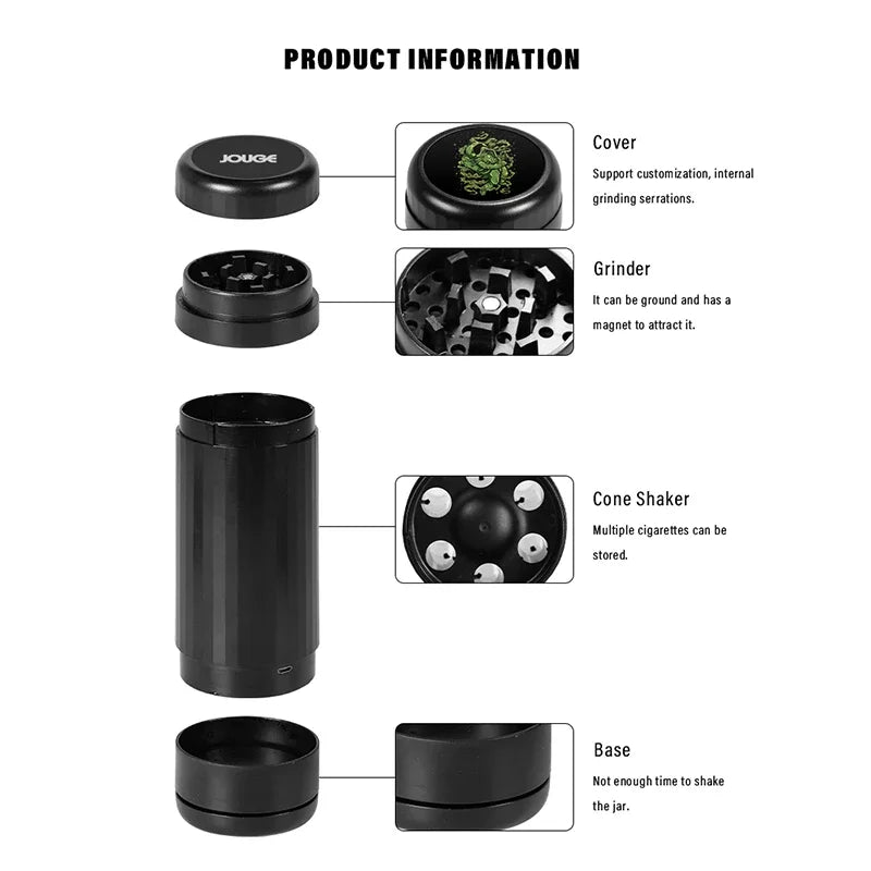 Mask On - Automatic Grinder & Roller - Premium rolling machines and accessories for smooth joints.